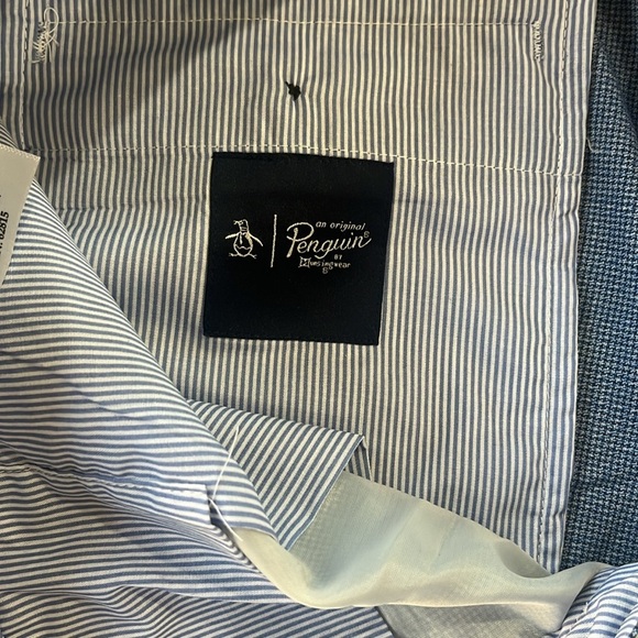 An Original Penguin Suit Pant Blue Color Size 42/36 - Picture 6 of 7